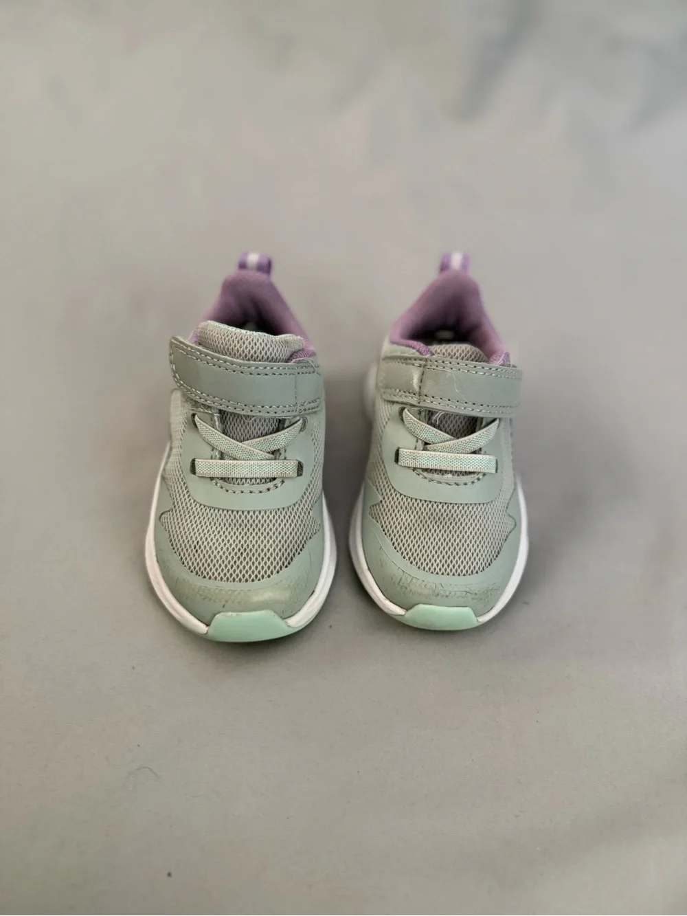 2 Pair Toddler Sneakers-Nike and Athletic Works - Velcro Strap size 4